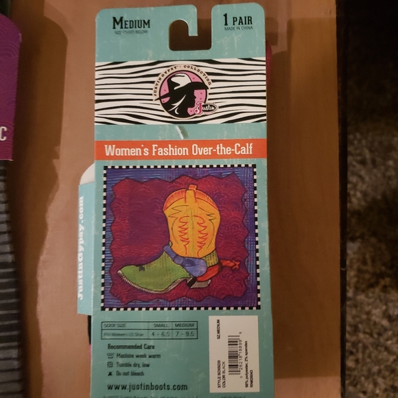 Justin's over the calf socks - Picture 2 of 2